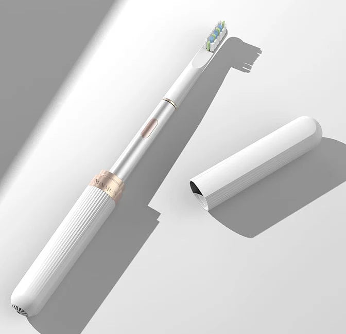 MinMun Sophistic Mini Portable Ultrasonic Toothbrush With 3 Brushing Modes