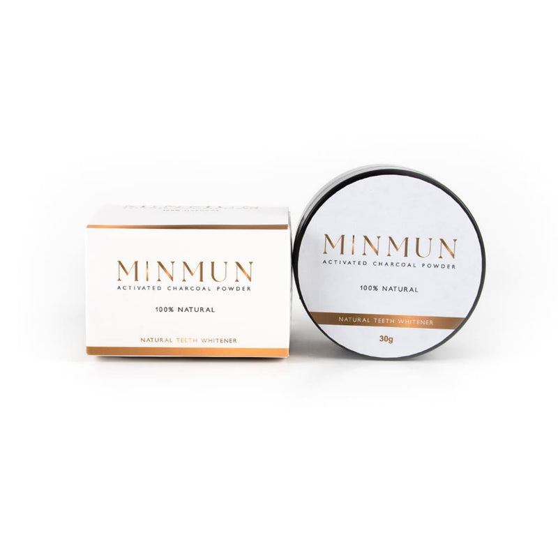 MinMun Charcoal Whitening Powder Natural Teeth Whitener 30g | M0509 |
