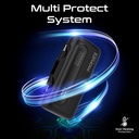 Promate Ultra-Compact Fast Charging Power Bank with Dual foldable USB-C™ & Lightning Connectors 20W, 5000mAh | PowerUp-Duo |