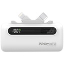 Promate Ultra-Compact Fast Charging Power Bank with Dual foldable USB-C™ & Lightning Connectors 20W, 5000mAh | PowerUp-Duo |
