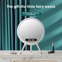 Magic Mirror Q6 With Light & 15W Wireless Charging Bluetooth Clock Q6