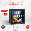DLC Mini 50L Beverage Refrigerator Constant Temperature + Slightly Frozen, Double-Layer Vacuum Tempered Glass, Black DLC-32450