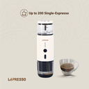 LePresso 135W 80ml Portable Espresso Machine Temperature Gauge Direct Heating & Extraction for Perfect Coffee |LP001|