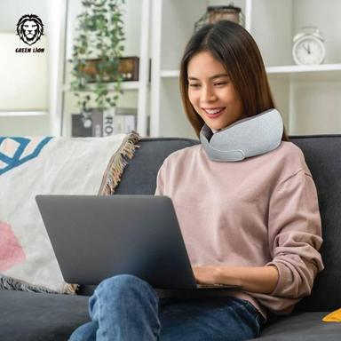 Green Lion Neck Massager 4-Hour Battery Life, 3 Modes, Heat Control, Compact & Portable |GNNECKMASSRGY|