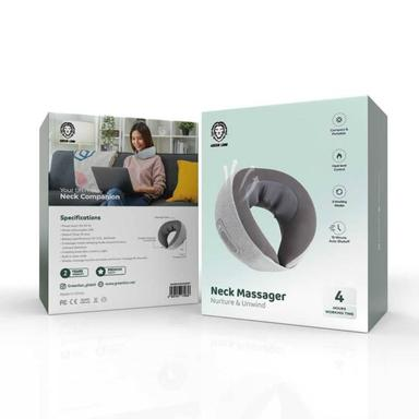 Green Lion Neck Massager 4-Hour Battery Life, 3 Modes, Heat Control, Compact & Portable |GNNECKMASSRGY|