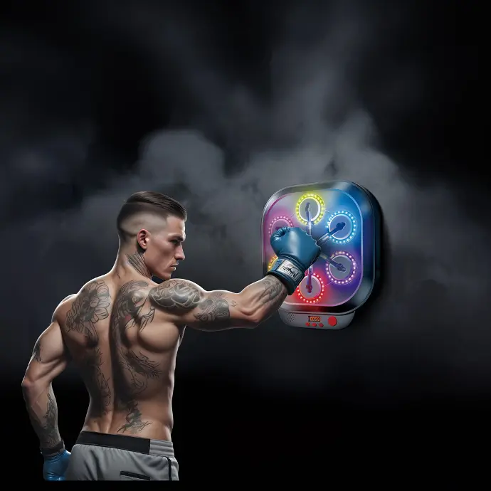 Porodo Lifestyle Interactive Boxing Game Digital Scorer, Bluetooth Speaker, Adjustable Intensity 6 Speed Levels |LFS023|