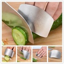 Finger guard Stainless steel Safe Cook knife cutting protector Hand Kitchen Safe slice tool for Chef - Cooking Avoid Hurting When Slicing
