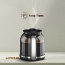 LePresso Dual Brew Espresso & Drip Coffee Machine 20 Bar Pressure, Milk Steamer, Adjustable Temperature, Programmable, Nespresso Compatible - Black |LP002||LPCFFM0002-BK|