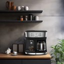LePresso Dual Brew Espresso & Drip Coffee Machine 20 Bar Pressure, Milk Steamer, Adjustable Temperature, Programmable, Nespresso Compatible - Black |LP002||LPCFFM0002-BK|