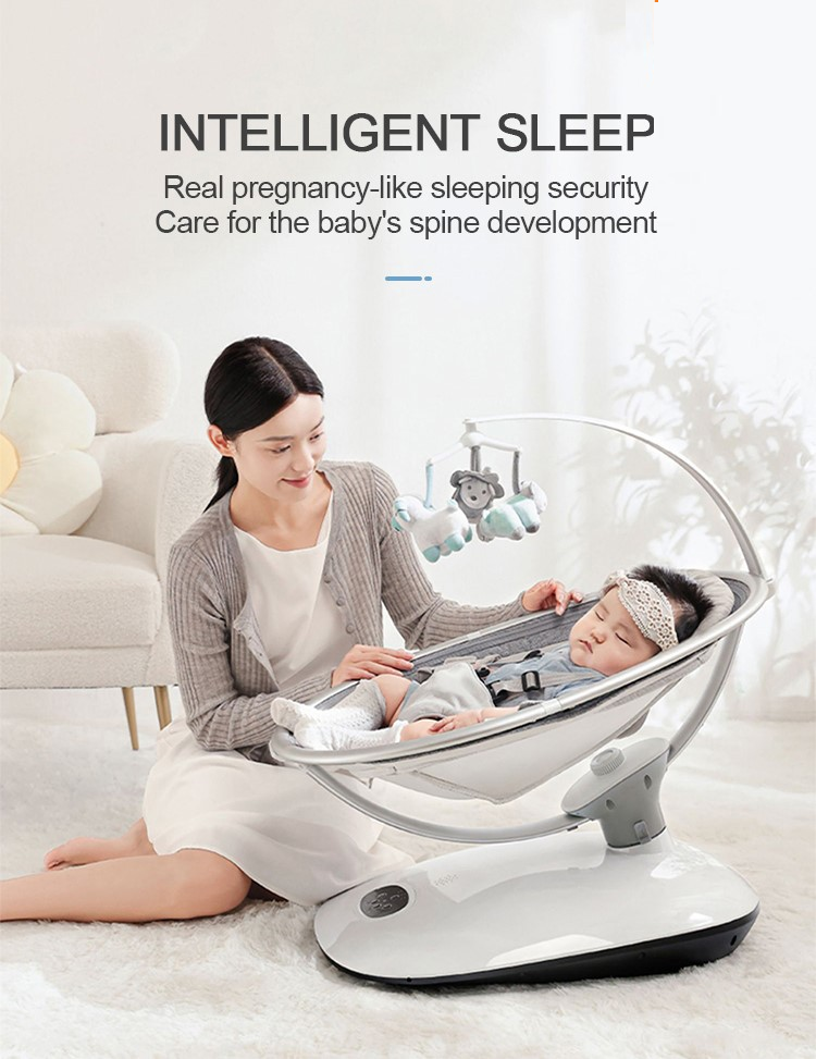 Electric Automatic Baby Swing With Bluetooth Function 5-Point Harness,Adjustable Swing & Accessories for Ultimate Comfort |S800|