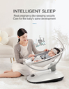 Electric Automatic Baby Swing With Bluetooth Function 5-Point Harness,Adjustable Swing & Accessories for Ultimate Comfort |S800|