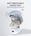 Electric Automatic Baby Swing With Bluetooth Function 5-Point Harness,Adjustable Swing & Accessories for Ultimate Comfort |S800|