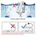 Mist Maker 8/12 Head Ultrasonic Mist Fogger with Power Supply for Rockery, Pool, Fish Pond Fog