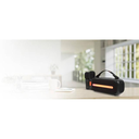 Porodo Soundtec 24W Portable Speaker Dual MIC Powerful Bass, FM Radio, RGB Light & Carrying Strap - Black