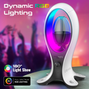 Promate Dynamic High Fidelity Dual Mode RGB Speaker with 4 in 1 Multifunctional Headphone Stand & USB Hub |Alpha-X|