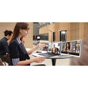 Powerology Dual Screen Portable Monitor 13.3" to 17.3" Laptops, Single Wire Connection, Windows & Mac Compatibility - Silver |PDSLM13|