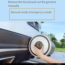 Automatic Electric Car Cover with Remote Control Portable Weatherproof Universal Fit One-Click Storage
