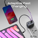 Promate Next-Gen GaNFast 67W Multi-Device Quick Charger 3.0 with Fast Charging & Safety Features |GaNPort4-67PD|