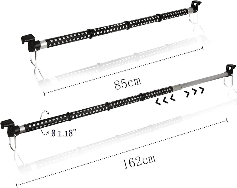 Non-Slip High Quality Rubber Grip 85 CM Extandable Clothesline Pole