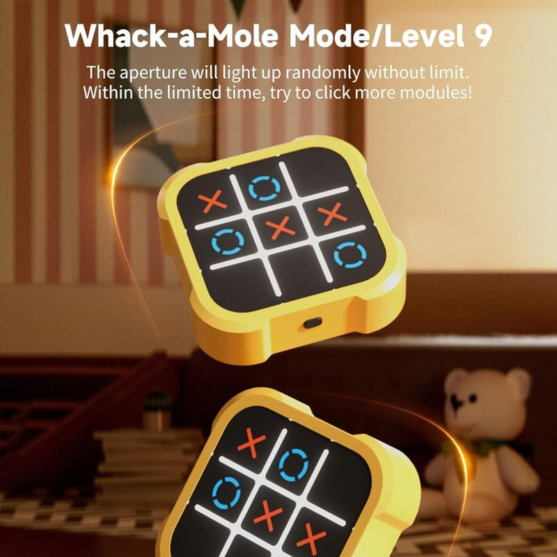 TIC-TAC-TOE Handheld Puzzle Game Console for Educational and Memory Growth |Tac Toe Bolt|