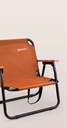 Porodo Lifestyle Outdoor Folding Cushioned Chair Portable Sturdy and Reliable for Camping- Brown |PD-LFST007-BR|