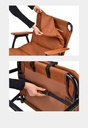 Porodo Lifestyle Outdoor Folding Cushioned Chair Portable Sturdy and Reliable for Camping- Brown |PD-LFST007-BR|