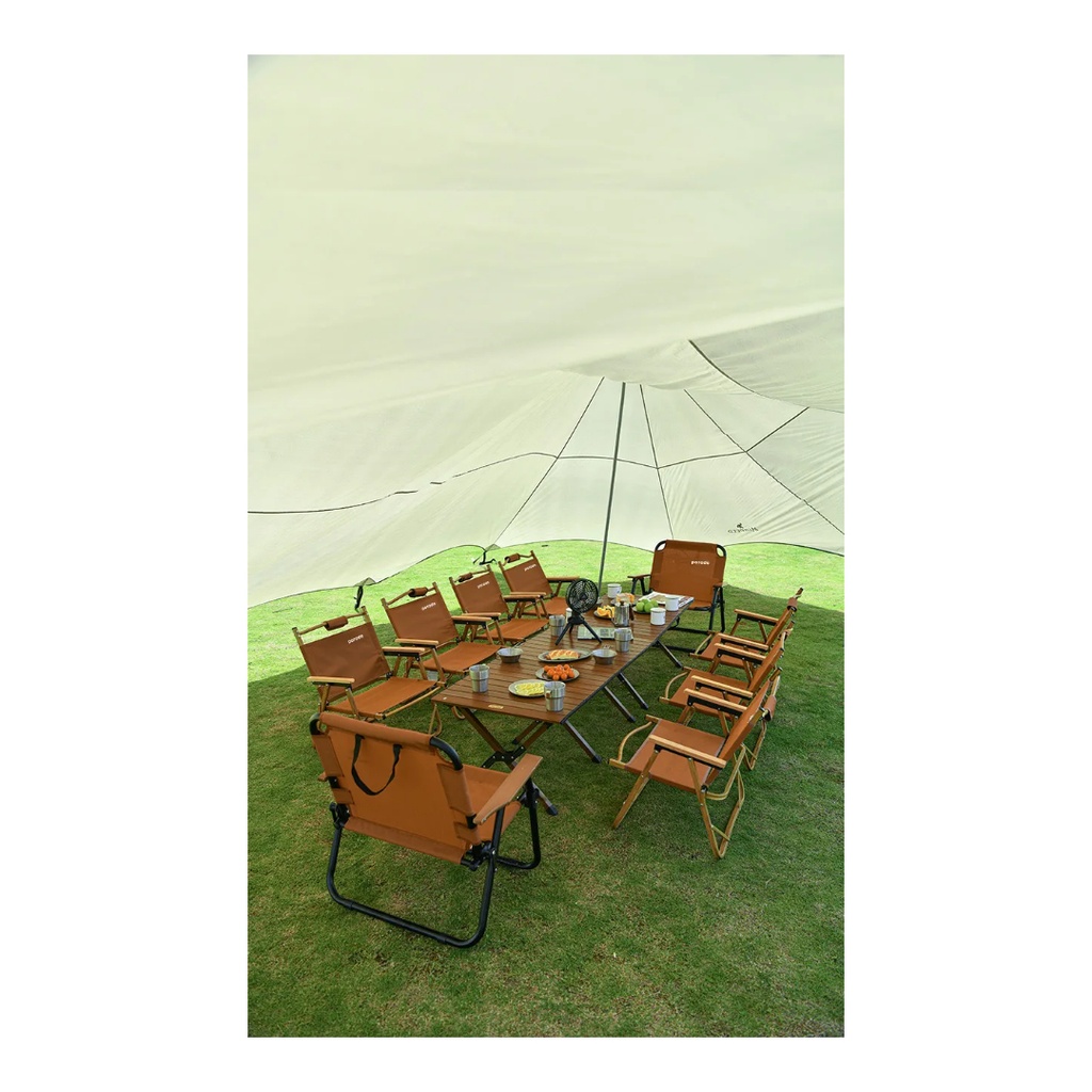 Porodo Lifestyle Outdoor Canopy Tent 2.4m Height Wind Resistant UV Protection - Off White |PD-LFST004-WH|