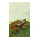 Porodo Lifestyle Outdoor Canopy Tent 2.4m Height Wind Resistant UV Protection - Off White |PD-LFST004-WH|
