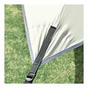 Porodo Lifestyle Outdoor Canopy Tent 2.4m Height Wind Resistant UV Protection - Off White |PD-LFST004-WH|