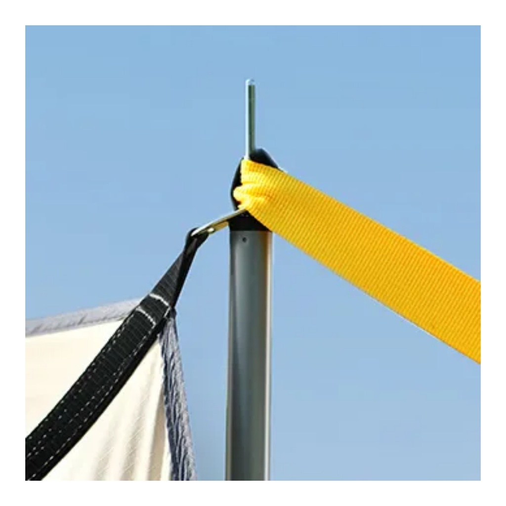 Porodo Lifestyle Outdoor Canopy Tent 2.4m Height Wind Resistant UV Protection - Off White |PD-LFST004-WH|