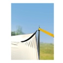 Porodo Lifestyle Outdoor Canopy Tent 2.4m Height Wind Resistant UV Protection - Off White |PD-LFST004-WH|