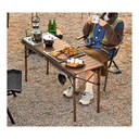 Porodo Lifestyle Portable Grill and Gas Stove Station, Camping Table with Stove and Mesh |PD-LFST005-BR|