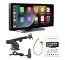 Portable Car Media Player 10.26-Inch HD Display Seamless Wireless Connectivity & Entertainment On-the-Go for Apple and Android