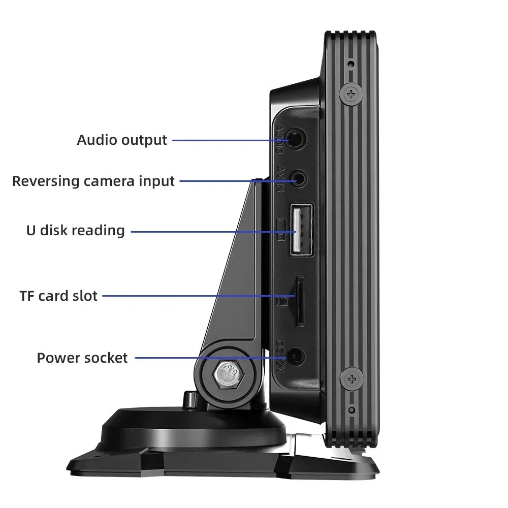 Portable Car Media Player 10.26-Inch HD Display Seamless Wireless Connectivity & Entertainment On-the-Go for Apple and Android