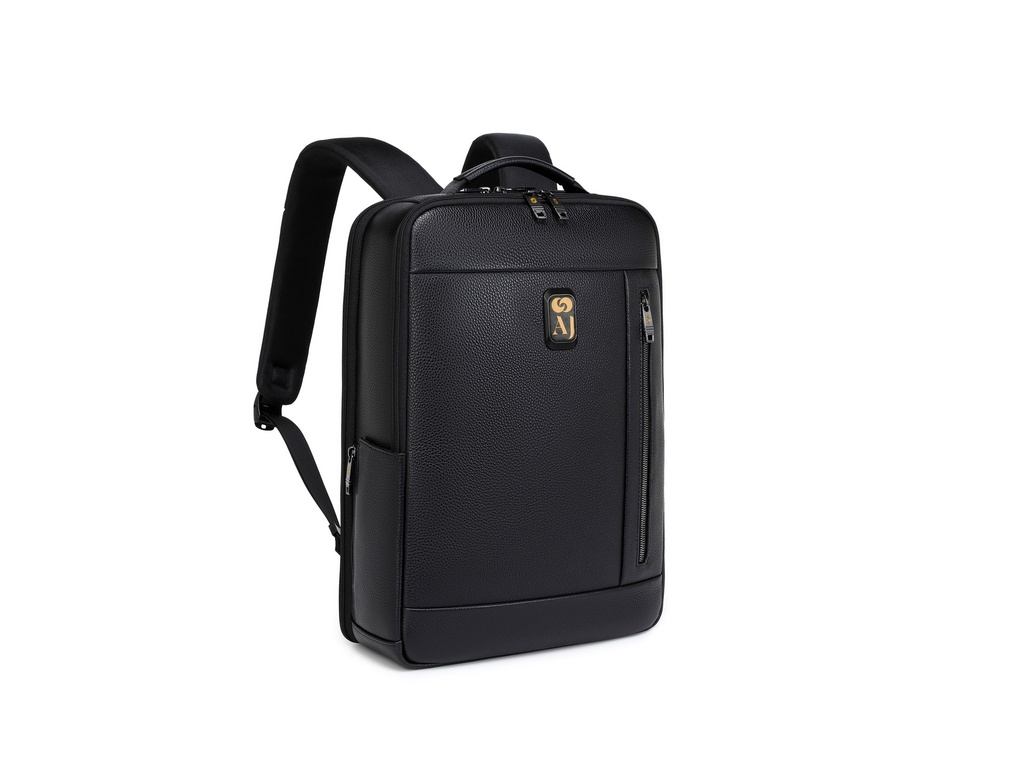 AJ Real Leather Waterproof Backpack | Anti-Theft, USB Charging Perfect for Travel & Outdoor Adventures |GP-02371|