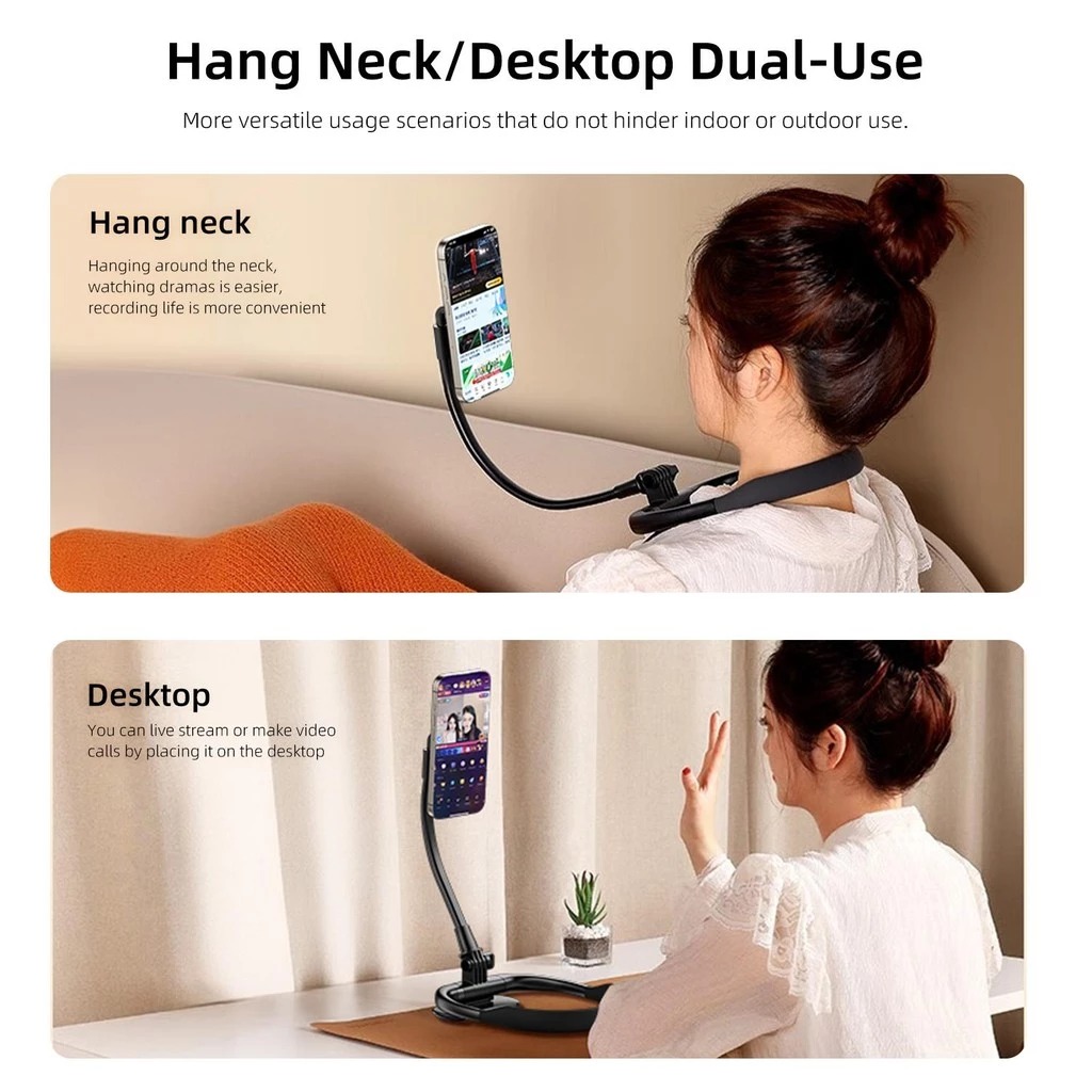 Vyvylabs First Person Perspective Phone Neck Holder | VKGB01-BK |