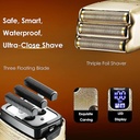 VGR 2 in 1 Professional Hair Trimmer and Shaver Set Waterproof Cordless Electric Razor & Beard Trimmer for Men |V-649|