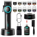 VGR 001 Professional Hair Clippers for Men Cordless Barber Clippers with Carbon Steel Blades 9000RPM LED Display for Precise Hair Cutting |V-001|