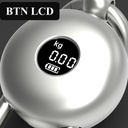 Keychain Digital Scale Compact Metal Design with Watch and LCD Display