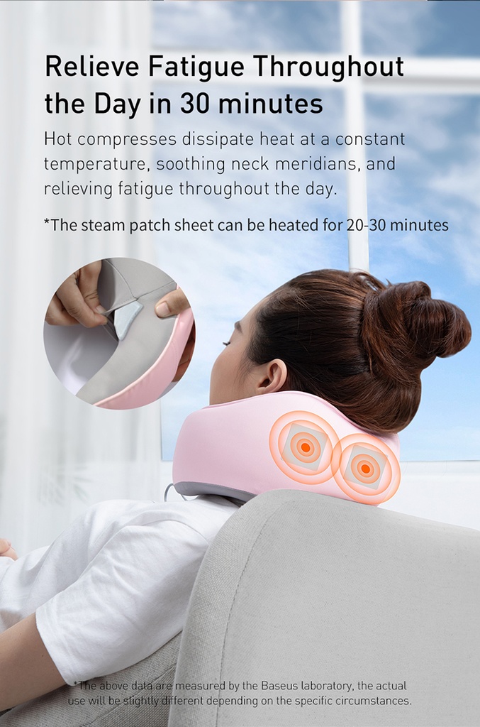 Baseus Thermal Series Memory Foam U shaped Neck Pillow