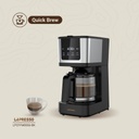LePresso Rich Brew Coffee Machine with Interactive Touch Display, 50-60Hz Rated Frequency and UK 3-Pin Power Plug |LP006||LPCFFM0006-BK|
