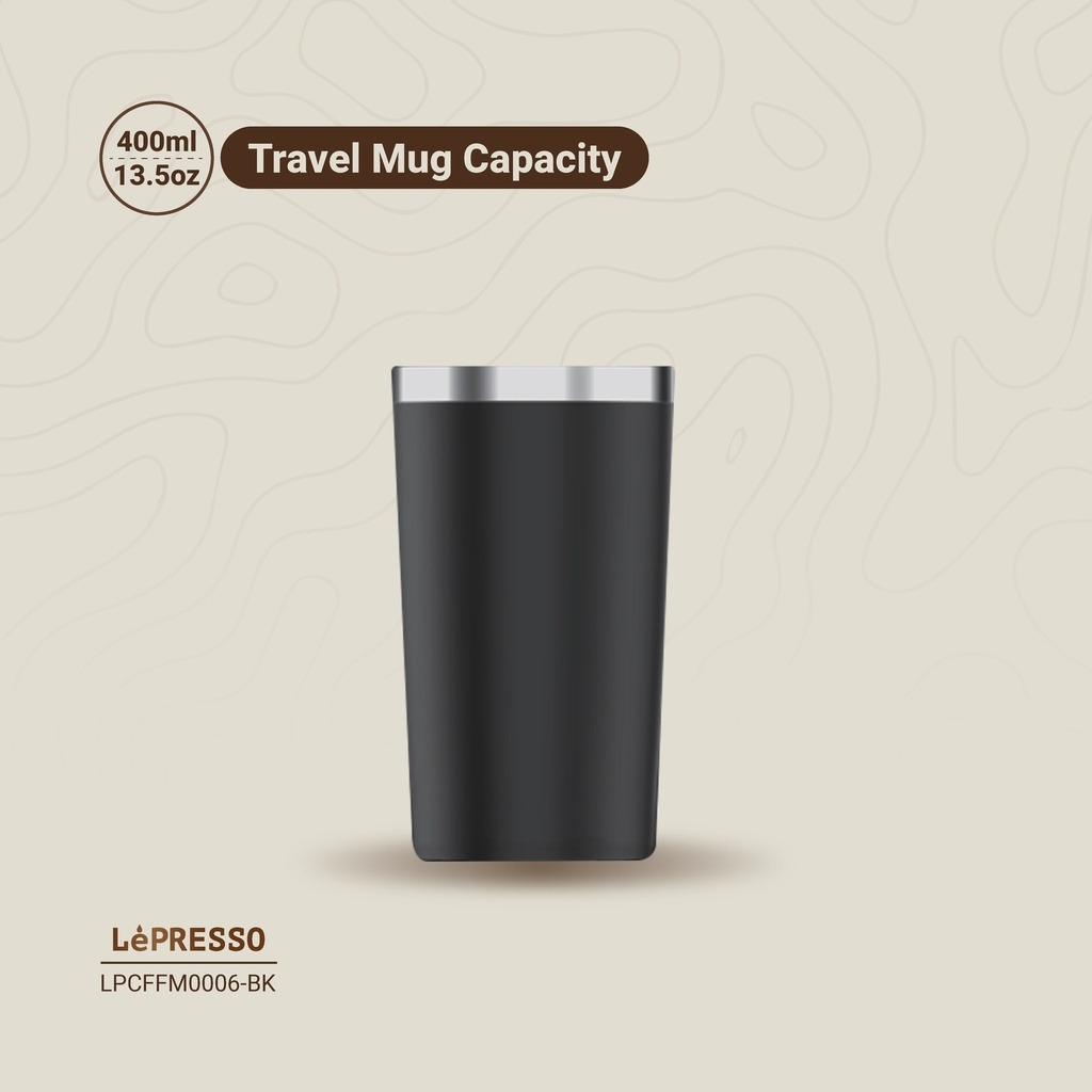 LePresso Rich Brew Coffee Machine with Interactive Touch Display, 50-60Hz Rated Frequency and UK 3-Pin Power Plug |LP006||LPCFFM0006-BK|