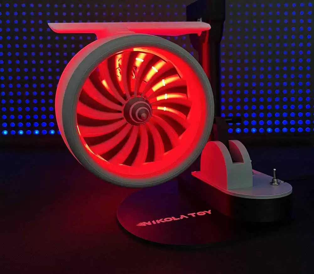 Nikola Toy  Desktop USB Creative Turbo Fan Engine Modeling