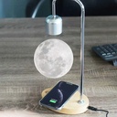 Levitating Moon Lamp: Smart 3D Printed Magnetic LED Night Light Base Table Lamp