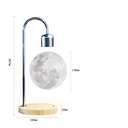 Levitating Moon Lamp: Smart 3D Printed Magnetic LED Night Light Base Table Lamp