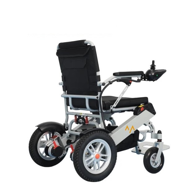 7MD Portable Foldable Electric Wheelchair Smooth Ride for Disabled & Elderly Travel