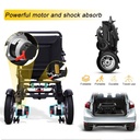7MD Portable Foldable Electric Wheelchair Smooth Ride for Disabled & Elderly Travel
