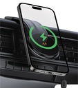 7MD 15W Foldable 360° Rotatable Magnetic Wireless Charger and Car Phone Holder  |7MD2446|