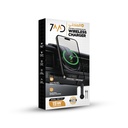 7MD 15W Foldable 360° Rotatable Magnetic Wireless Charger and Car Phone Holder  |7MD2446|