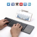 7MD Small Lightweight Tri-Fold Magnetic Suction Touch 64 Keys Keyboard |7MD2442|